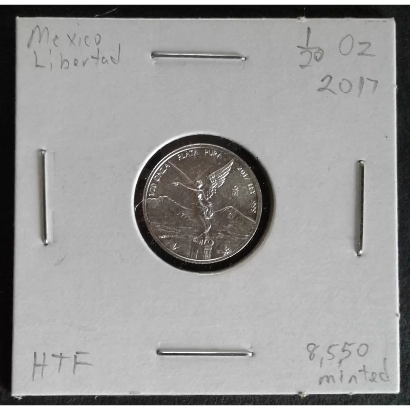 2017 1/20 Oz Mexican Libertad Obverse 2017 1/20 Oz Mexican Libertad Obverse