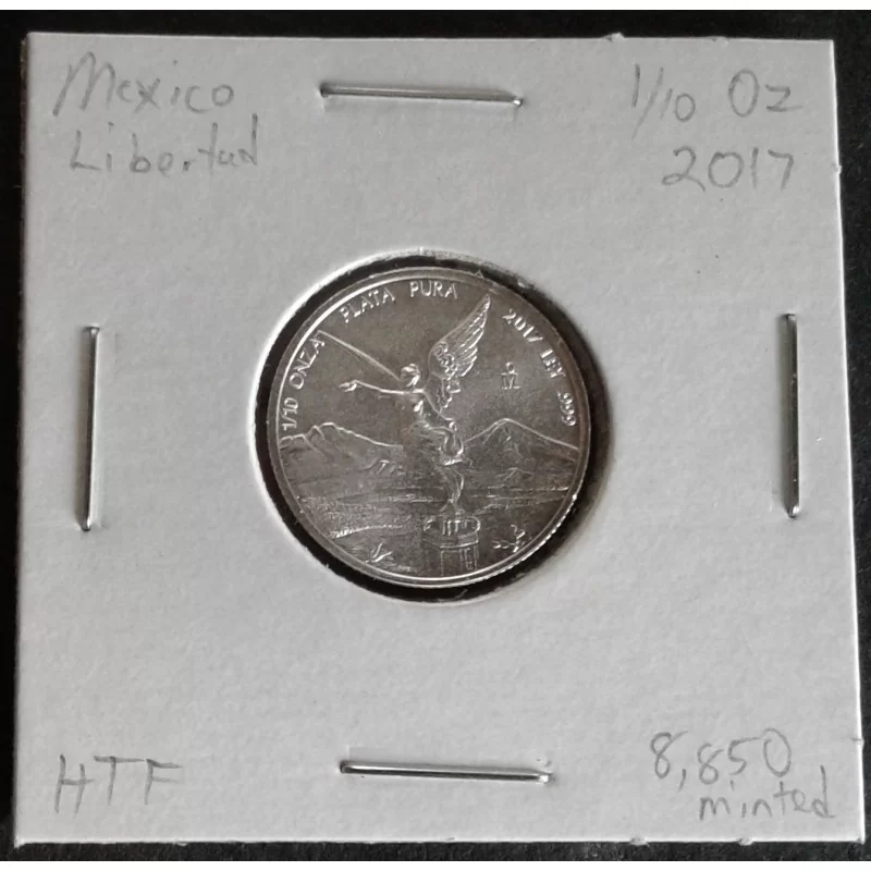 2017 1/10 Oz Mexican Libertad Obverse 2017 1/10 Oz Mexican Libertad Obverse