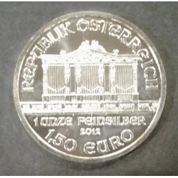 2012 1 Oz Austria Philharmonic Silver Bullion Coin