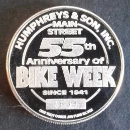 1996 1 Oz Humphreys and Sons Daytona Bike Week Silver Round