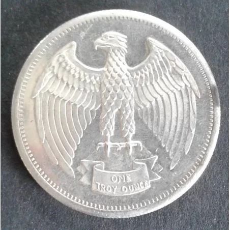 1973 1 Oz Letcher Mint Eagle Obverse