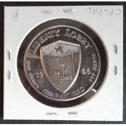 1988 1/2 Oz Liberty Lobby Andrew Jackson Reverse 1988 1/2 Oz Liberty Lobby Andrew Jackson Reverse