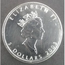 2003 1 Oz Canada Maple Leaf Obverse 2003 1 Oz Canada Maple Leaf Obverse