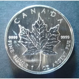 2001 1 Oz Canada Maple Leaf Reverse 2001 1 Oz Canada Maple Leaf Reverse