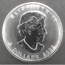 2006 1 Oz Canada Maple Leaf Obverse 2006 1 Oz Canada Maple Leaf Obverse