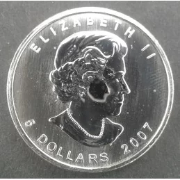 2007 1 Oz Canada Maple Leaf Obverse 2007 1 Oz Canada Maple Leaf Obverse