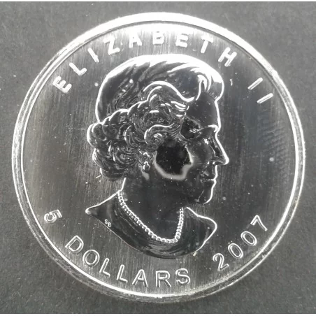2007 1 Oz Canada Maple Leaf Obverse