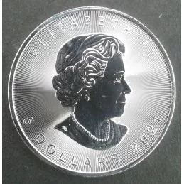 2021 1 Oz Canada Maple Leaf Obverse 2021 1 Oz Canada Maple Leaf Obverse