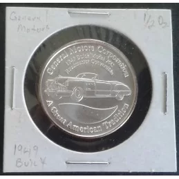 1/2 Oz Liberty Mint GM Ambassadors 1949 Buick Obverse