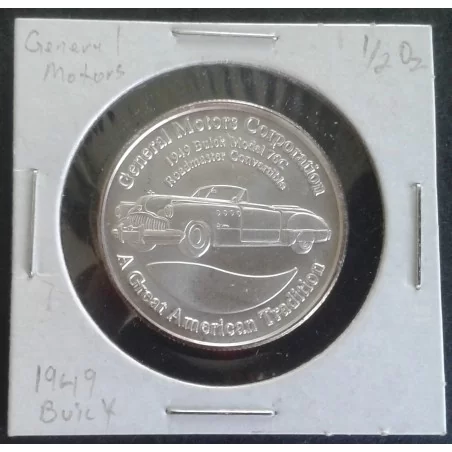 1/2 Oz Liberty Mint GM Ambassadors 1949 Buick Obverse