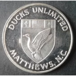 1 Oz  Ducks Unlimited Matthews NC Obverse