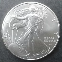 2022 1 Oz American Silver Eagle Obverse
