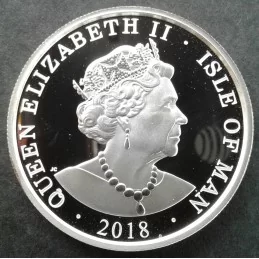 2018 1 Oz Isle of Man Noble Obverse 2018 1 Oz Isle of Man Noble Obverse
