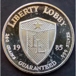 1985 1/2 Oz Liberty Lobby Andrew Jackson Reverse