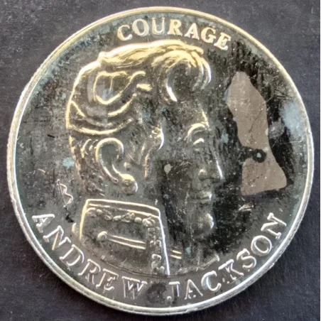 1995 1/2 Oz Liberty Lobby Andrew Jackson Obverse