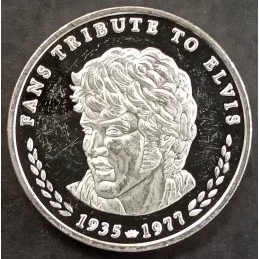 1 Oz Elvis Presley Fans Tribute Obverse