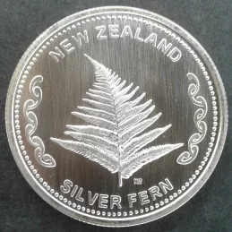 1 Oz New Zealand Fern Reverse