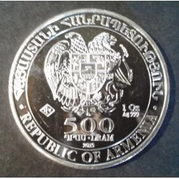 2015 1 Oz Armenia Noah's Ark Silver Bullion Coin