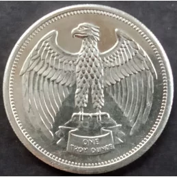 1974 1 Oz Letcher Mint Eagle Silver Round