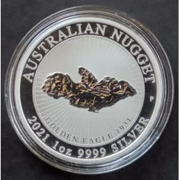 2021 1 Oz Australia Nugget Silver Bullion Coin
