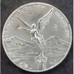 2013 1/2 Oz Mexican Libertad Silver Bullion Coin