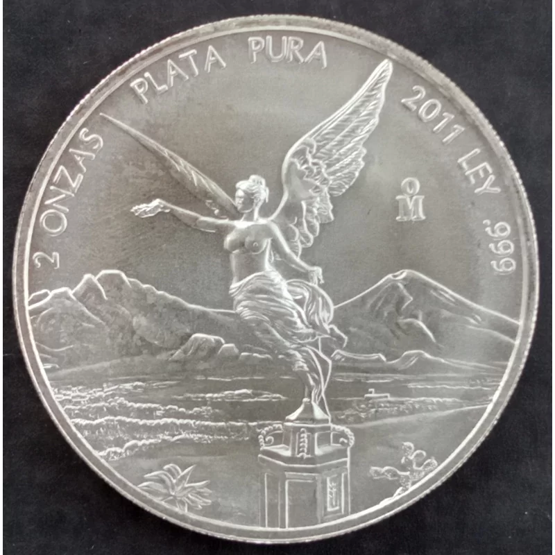 2011 2 Oz Mexican Libertad Obverse 2011 2 Oz Mexican Libertad Obverse