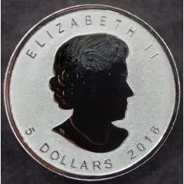 2018 1 Oz Canada Maple Leaf Light Bulb Privy Obverse 2018 1 Oz Canada Maple Leaf Light Bulb Privy Obverse