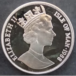 1988 1 Oz Isle of Man Manx Cat Obverse 1988 1 Oz Isle of Man Manx Cat Obverse