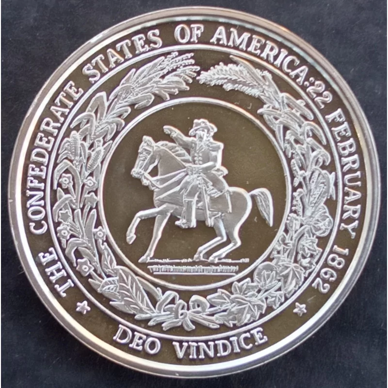 1 Oz NWTM The General Train 1862 Silver Round