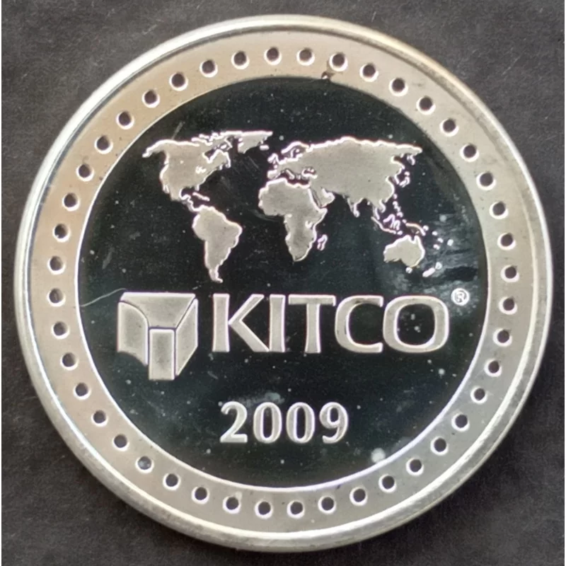 2009 1 Oz Kitco Vault Silver Round