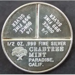 1 Oz Crabtree Mint Happy Anniversary Reverse 1 Oz Crabtree Mint Happy Anniversary Reverse