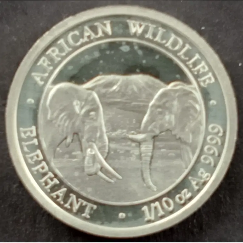 2020 1/10 Oz Somali Elephant Reverse 2020 1/10 Oz Somali Elephant Reverse