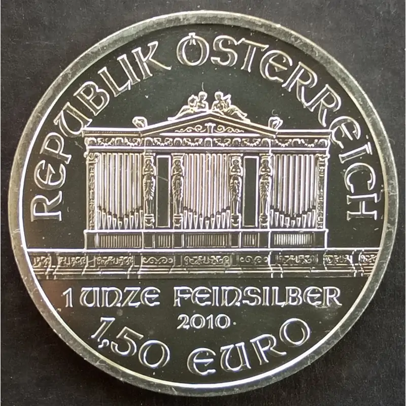 2010 1 Oz Austria Philharmonic Obverse
