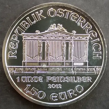 2012 1 Oz Austria Philharmonic Obverse