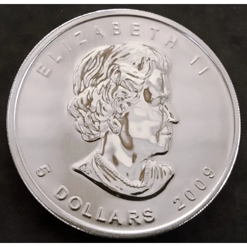 2009 1 Oz Canada Maple Leaf Obverse 2009 1 Oz Canada Maple Leaf Obverse