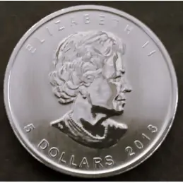 2013 1 Oz Canada Maple Leaf Obverse 2013 1 Oz Canada Maple Leaf Obverse