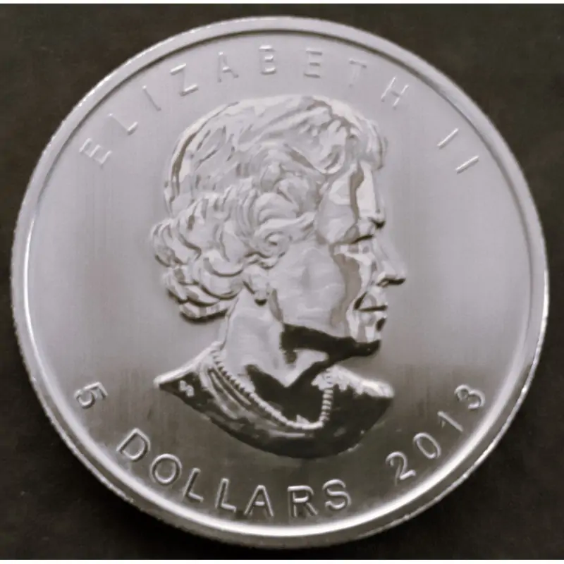 2013 1 Oz Canada Maple Leaf Obverse 2013 1 Oz Canada Maple Leaf Obverse