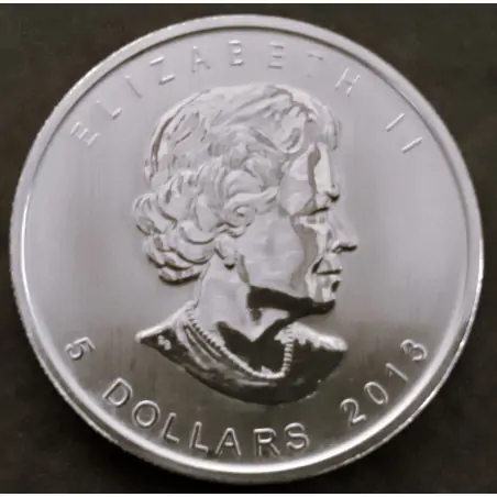 2013 1 Oz Canada Maple Leaf Obverse