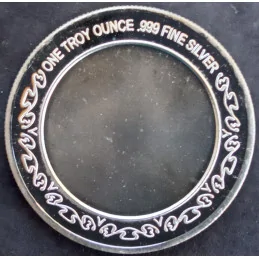 1 Oz SilverTowne Enameled Easter Reverse 1 Oz SilverTowne Enameled Easter Reverse