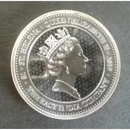 2019 1 Oz St. Helena Spade Guinea Silver Bullion Coin