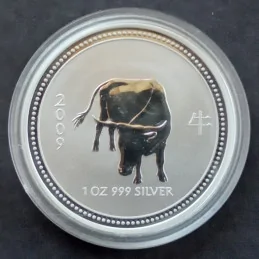 2009 1 Oz Australian Lunar Series 1 [Ox] Reverse