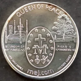 2011 1 Oz Medjugorje Queen of Peace Reverse 2011 1 Oz Medjugorje Queen of Peace Reverse