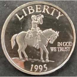 1995 1 Oz Civil War Battlefield Commemorative Replica Obverse