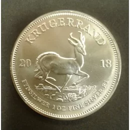 2018 1 Oz South African Krugerrand Silver Bullion Coin