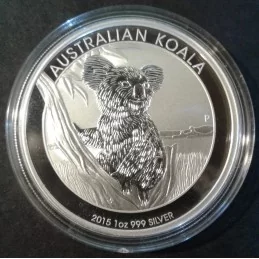 2015 1 Oz Australian Koala Obverse