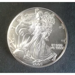 2005 1 Oz American Silver Eagle Obverse