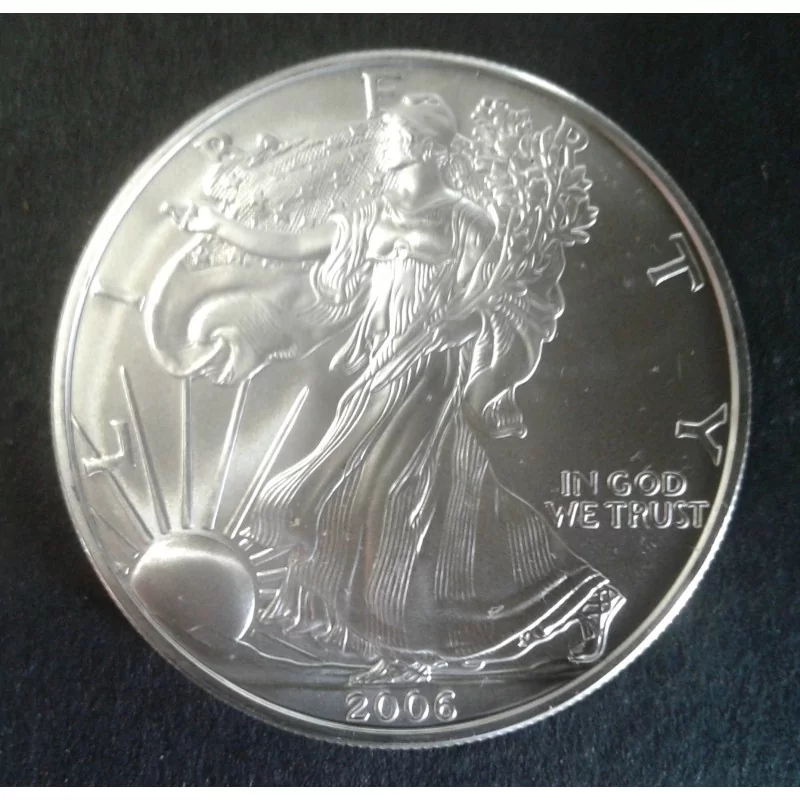 2006 1 Oz American Silver Eagle Obverse
