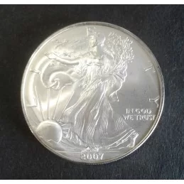 2007 1 Oz American Silver Eagle Obverse