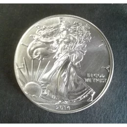 2014 1 Oz American Silver Eagle Obverse