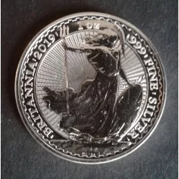 2019 1 Oz Great Britain Britannia Silver Bullion Coin